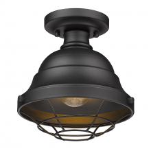  7316-OSF NB - Bartlett Outdoor Semi-Flush in Natural Black